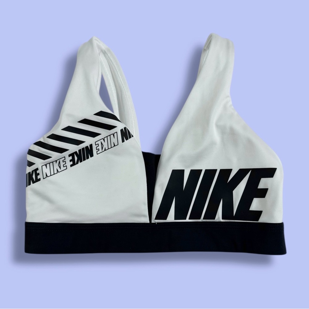 Nike Women Spring Sport Distort Indy Bra Light Support CN4210 White 100 Size S
